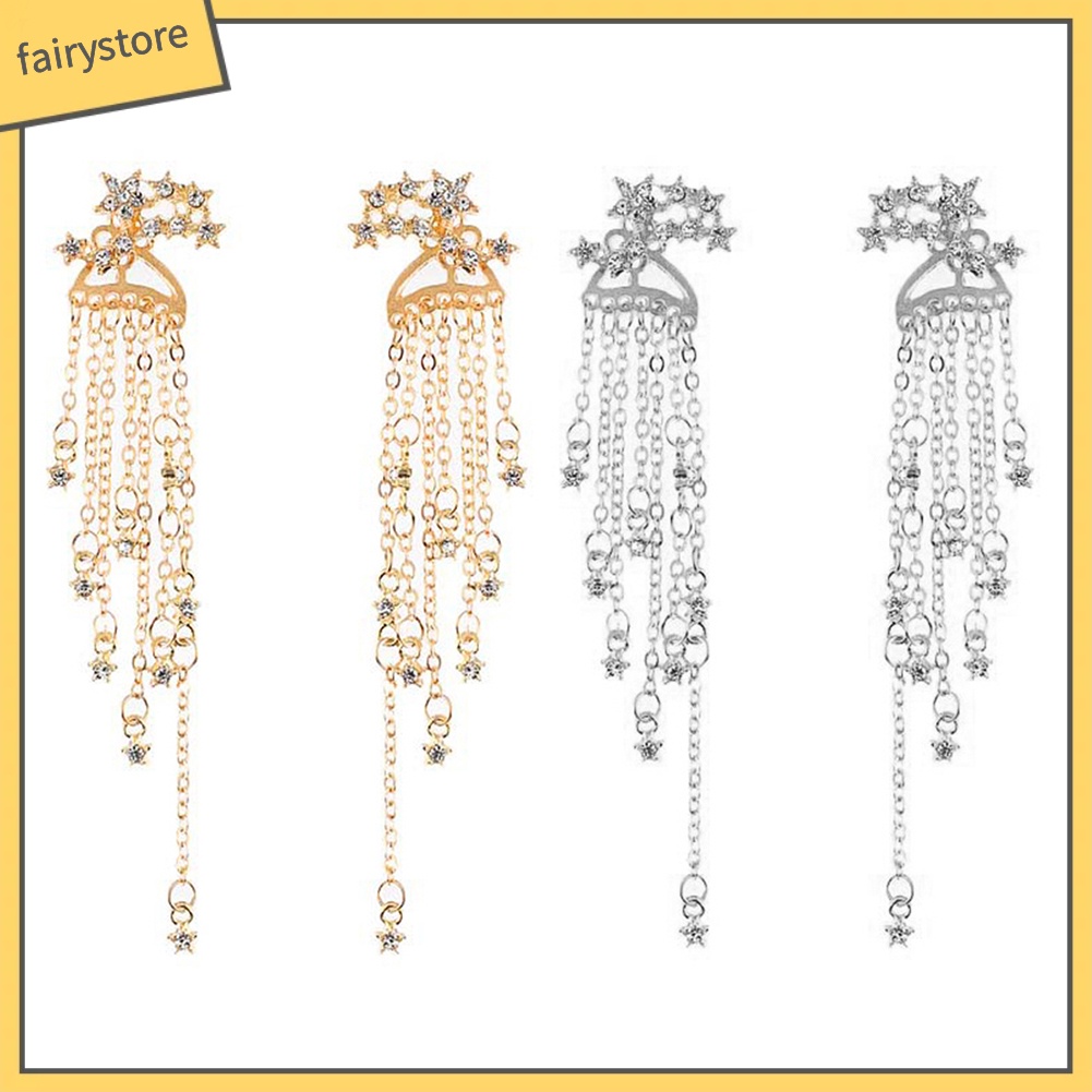 Bông Tai Hình Ngôi Sao Tua Rua Thời Trang Dành Cho Nữ