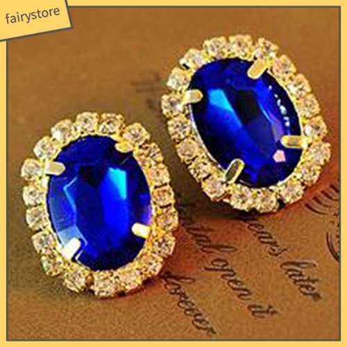 Bông Tai Đính Đá Thời Trang Dành Cho Nữ