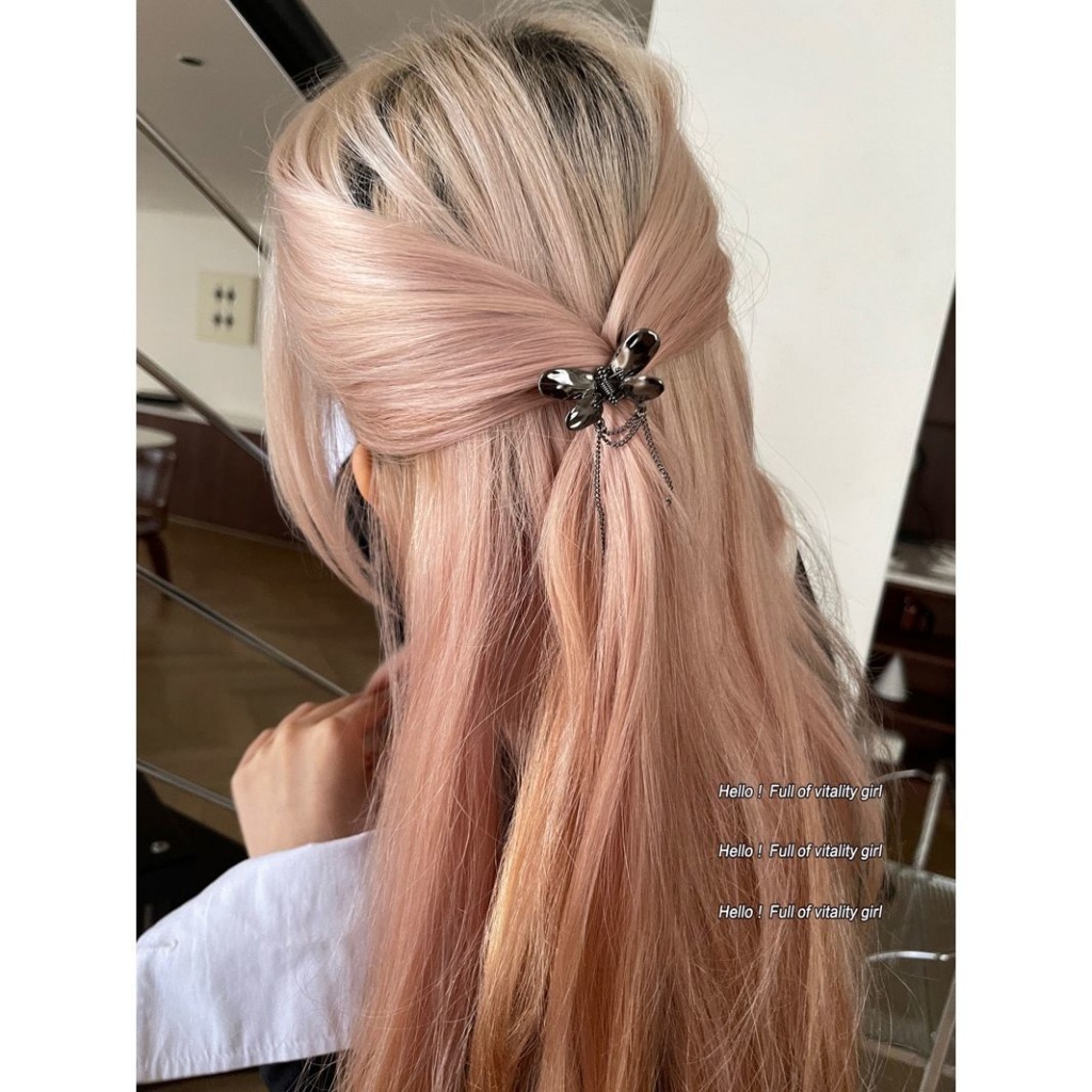 [F &amp; X] Kẹp Tóc mini Hình Bướm Bằng Kim Loại Cao Cấp Ngọt Ngào