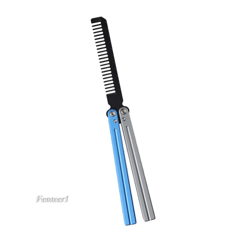 Lược Gấp Chải Tóc Fenteer1 Bằng Kim Loại Dùng Trong Nhà Và Ngoài Trời