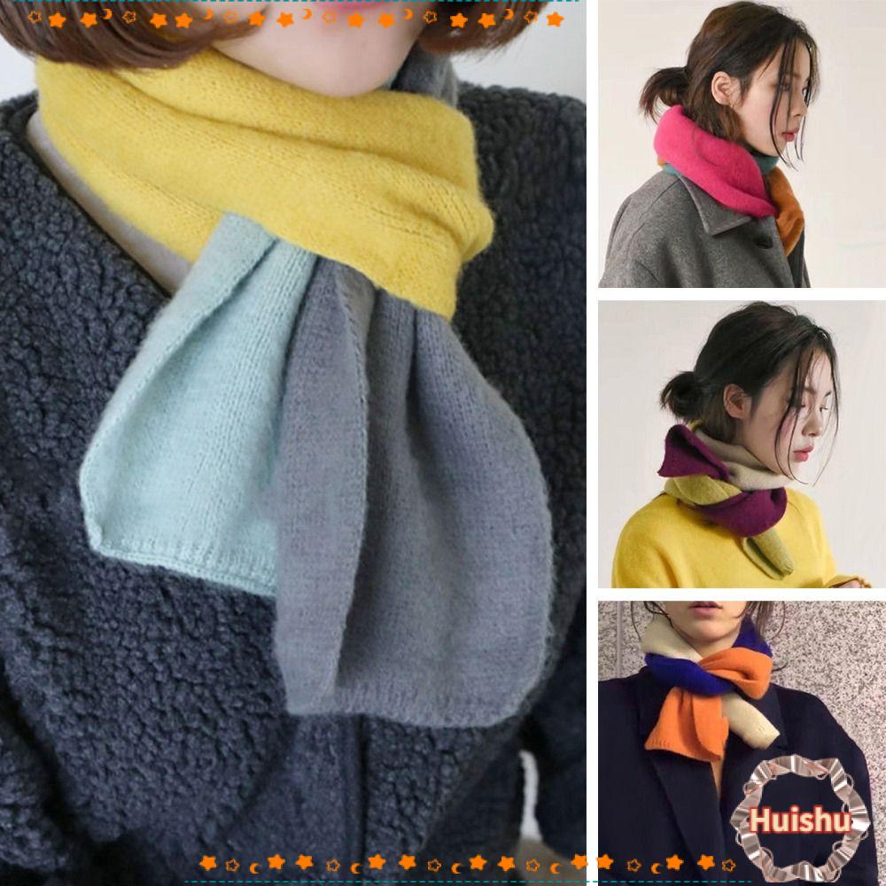 HS Khăn Choàng Cổ Vải Cashmere Dày Dặn Ấm Áp Cho Nữ