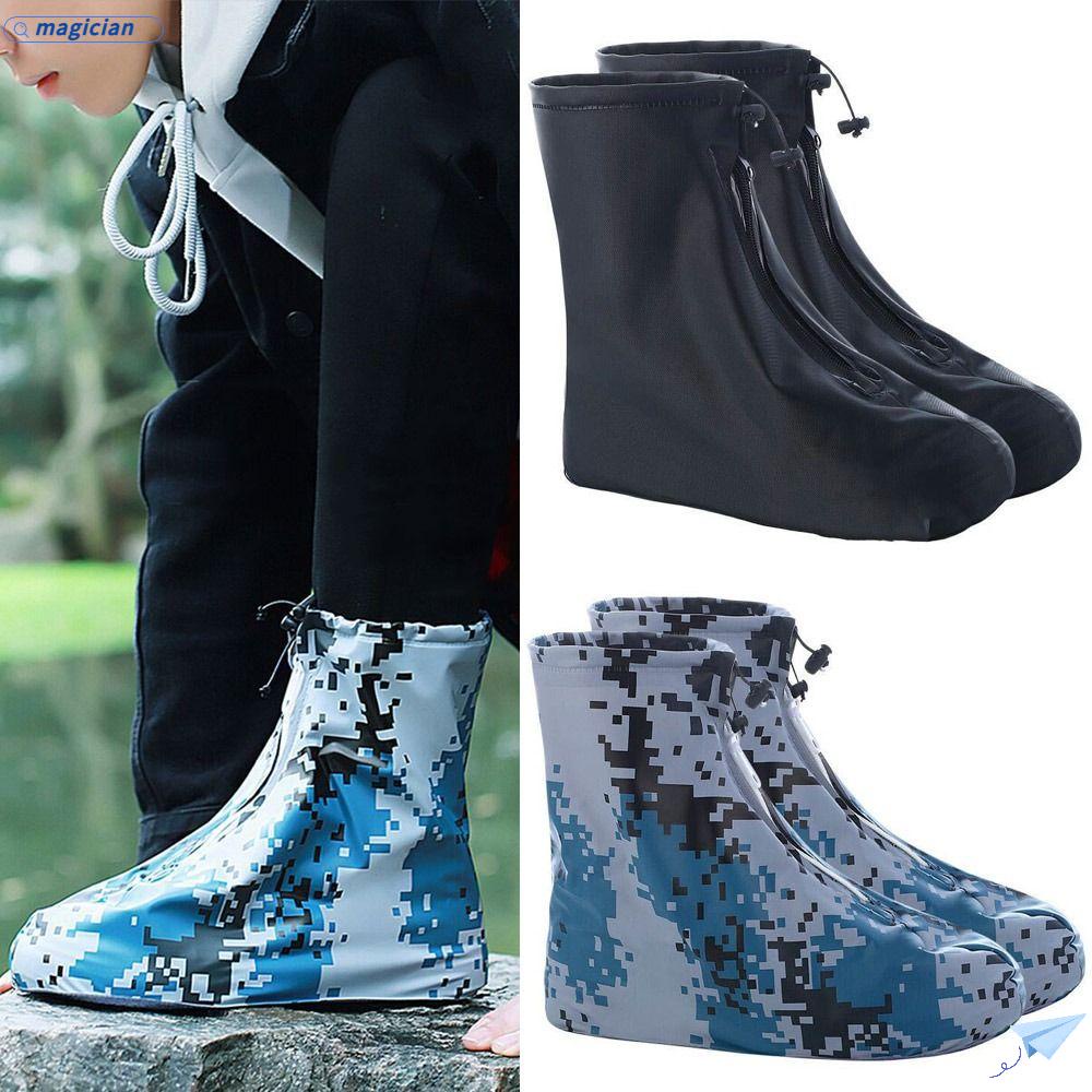MAG 1 Cặp Vỏ Bọc Giày Đi Mưa Unisex Bằng Silicon Chống Mòn Có Thể Tái Sử Dụng Chất Lượng Cao