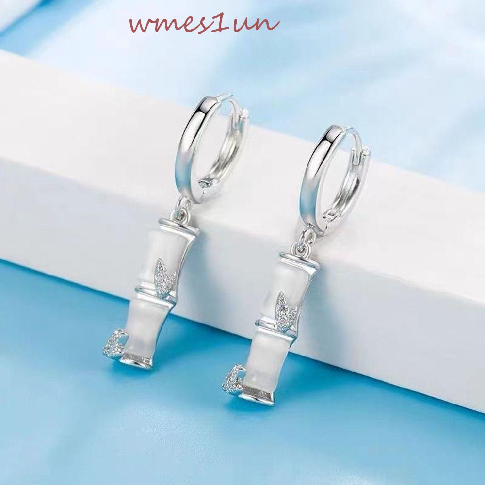 Bông Tai Dáng Dài Thiết Kế Tinh Tế Thời Trang WMES15H Cho Nữ|Bông Tai HợP Kim DạNg DàI ĐíNh Đá Xinh XắN