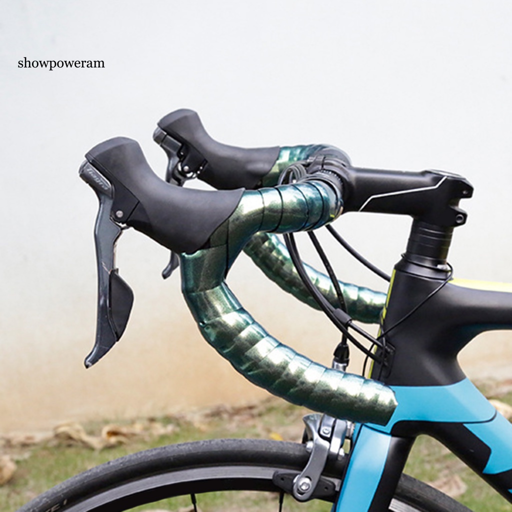 Dây Quấn Tay Lái Xe Đạp Leo Núi Bằng Xốp EVA Giả Da Họa Tiết Tam Giác Chống Sốc