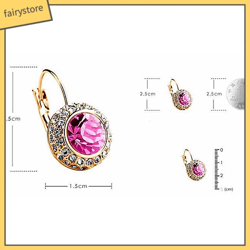 Bông Tai Đính Đá Sang Trọng Dành Cho Nữ