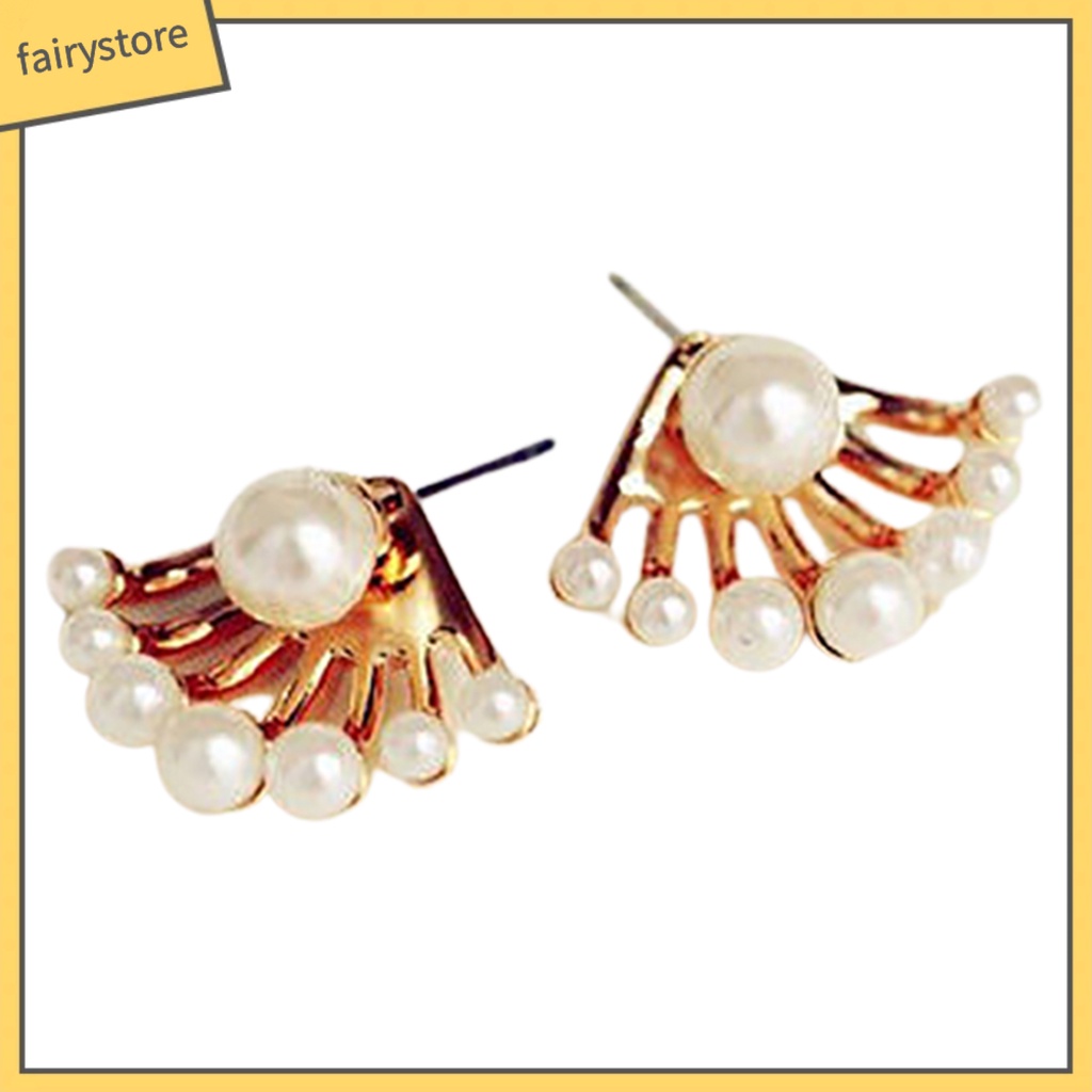 1 Đôi Khuyên Tai Hợp Kim Thoải Mái Thời Trang Cho Nữ