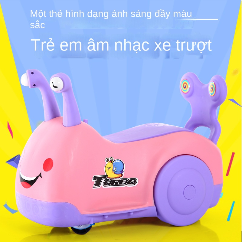 Xe Cân Bằng Bốn Bánh Không Có Bàn Đạp Cho Bé 1-3 Tuổi walker