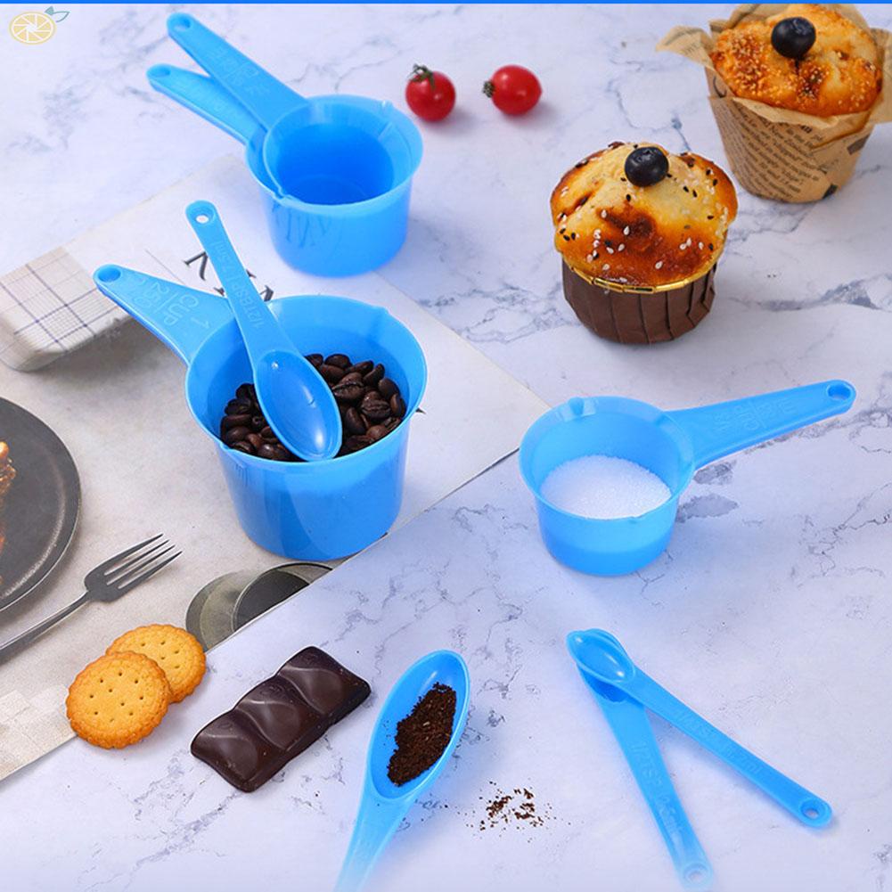 【VARSTR】8-Pcs Measuring Cups Spoons Set Space-Saving Clearly Marked For Accuracy