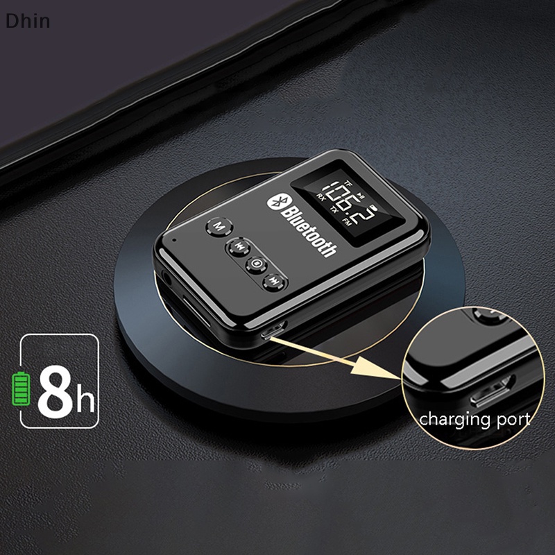 Thiết Bị Truyền Nhận Tín Hiệu Bluetooth 5.0 Có Đèn LED Cho Xe Hơi