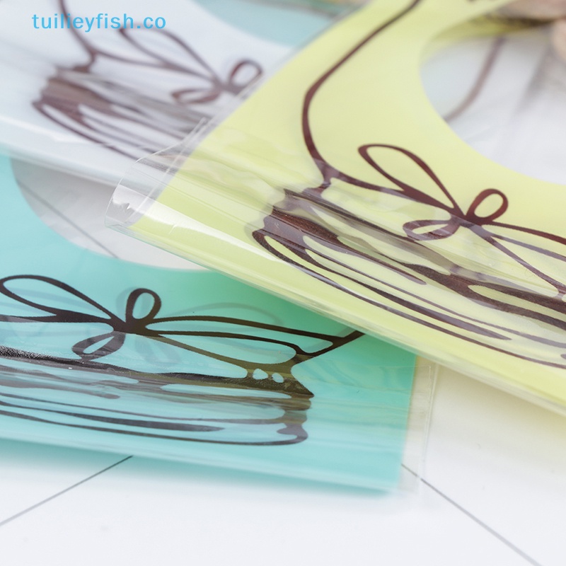 Set 100 Túi Đựng Bánh Kẹo Tự Dính Hình Chú Cá