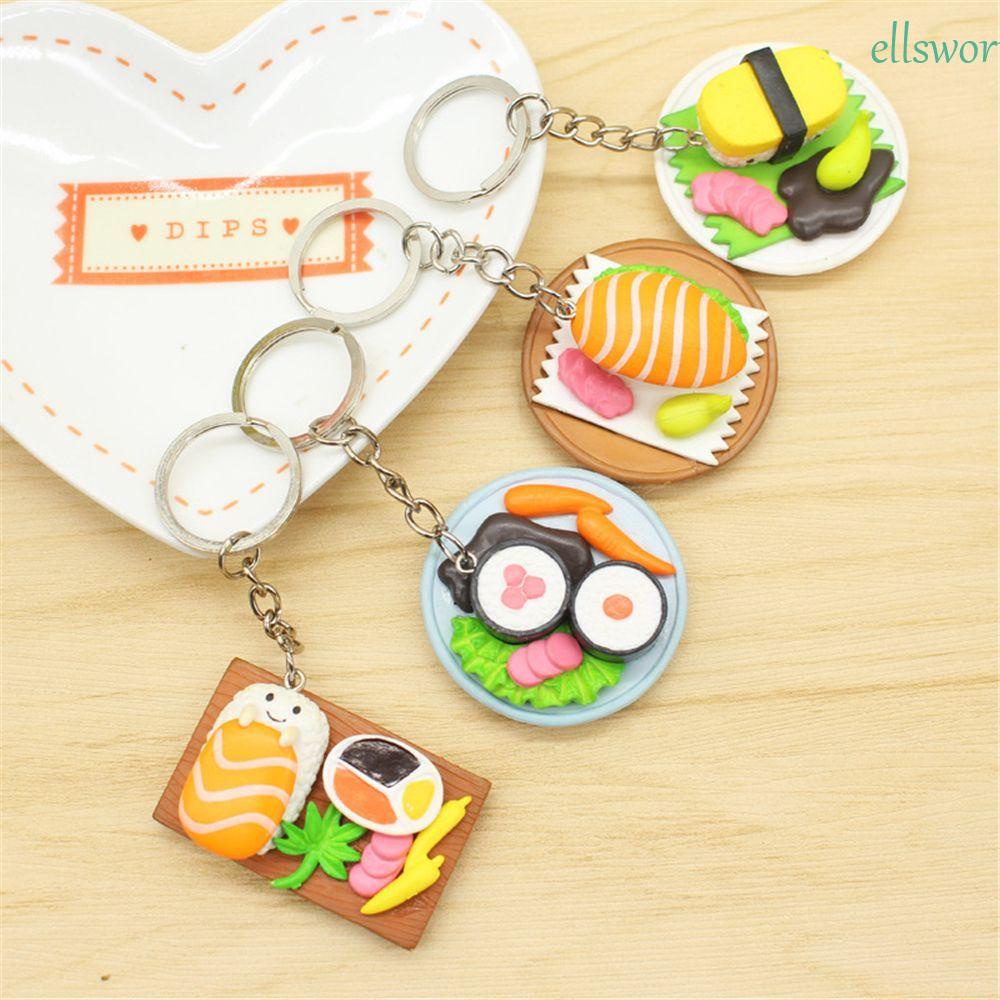 Móc Khóa Hình Sushi Dễ Thương Cho Nữ