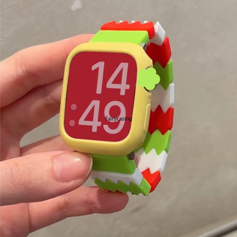 Dây Đeo Silicone Co Giãn Cho Đồng Hồ Thông Minh Apple Watch 8 Ultra Series 7 6 5 4 3 2 1 49MM 38MM 40mm 42mm 44mm 41MM 45MM