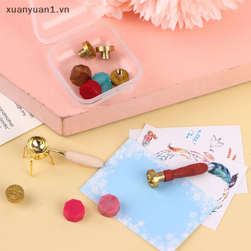 1 Bộ Dụng Cụ Niêm Phong Sáp Dành Cho Nhà Búp Bê Tỉ Lệ 1: 12