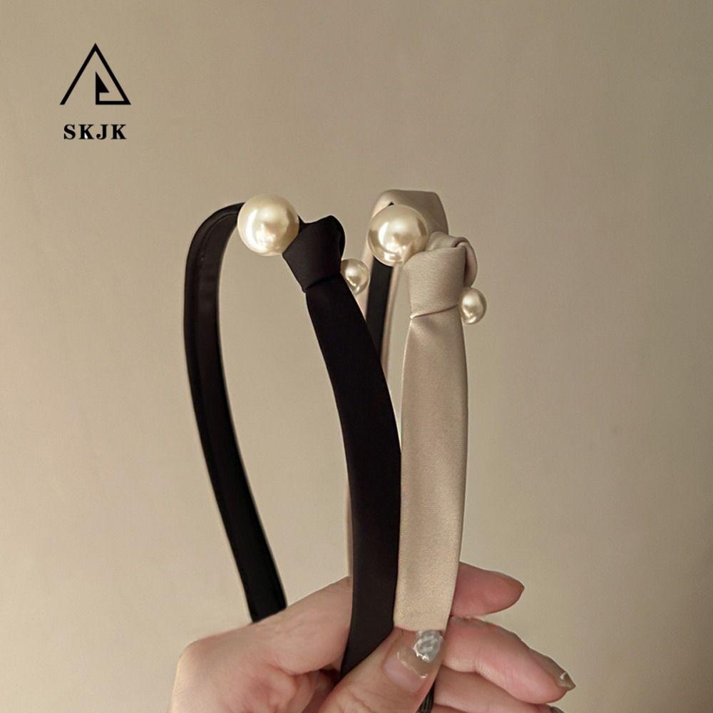 Băng Đô Thắt Nút Chất Liệu Cotton Satin Phong Cách Cổ Điển Thời Trang Cho Nữ