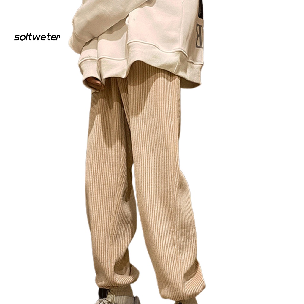 Quần Dài Lưng Cao Ống Đứng Màu Trơn Cỡ Lớn Thời Trang Cho Nam