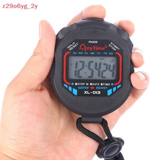 Đồng hồ bấm giờ đồng hồ bấm giờ kỹ thuật số LCD chuyên nghiệp Đồng hồ bấm giờ đồng hồ bấm giờ cầm tay mới