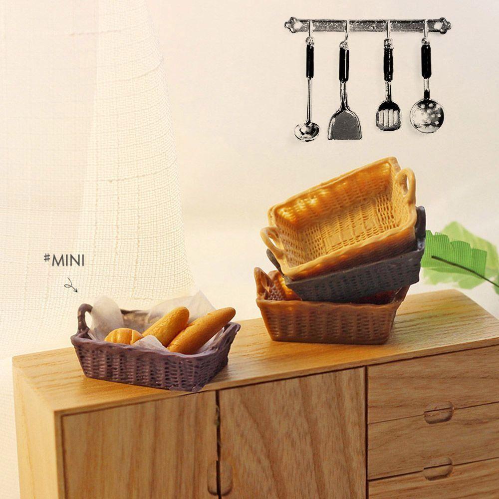 Set 5 Muỗng Nhựa Mini Trang Trí Nhà Búp Bê