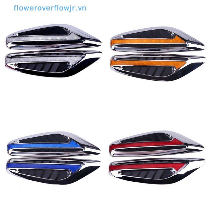 FENDER Cặp 2 Đèn LED Tín Hiệu Xi Nhan Ánh Sáng Trắng / Vàng / Đỏ / Xanh Dương Hình Lưỡi Dao Thông Dụng Cho Xe Hơi