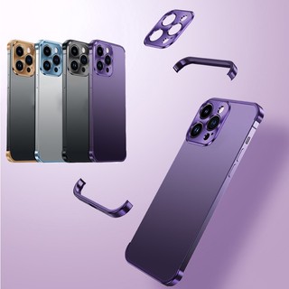 Ốp điện thoại hợp kim nhôm bảo vệ cho iphone 14 13 12 pro max