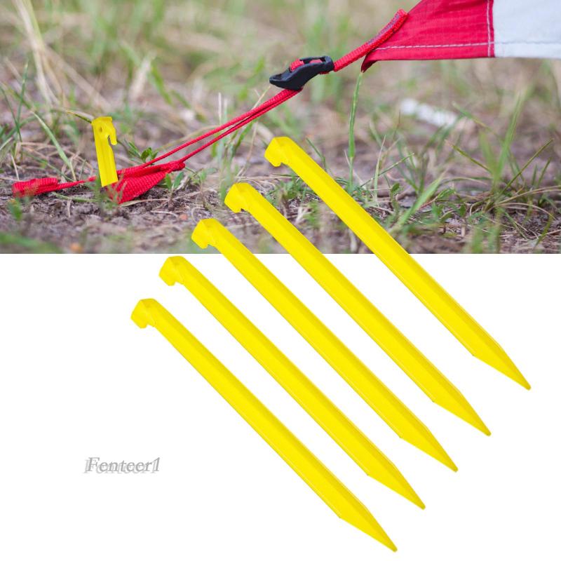 [Fenteer1] Set 5 Cọc Giăng Lều Cắm Trại Chống Gió Chịu Được Sức Nặng