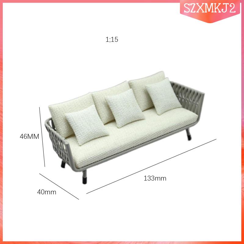 [szxmkj2] Nội Thất Phòng Khách Mini Cho Nhà Búp Bê