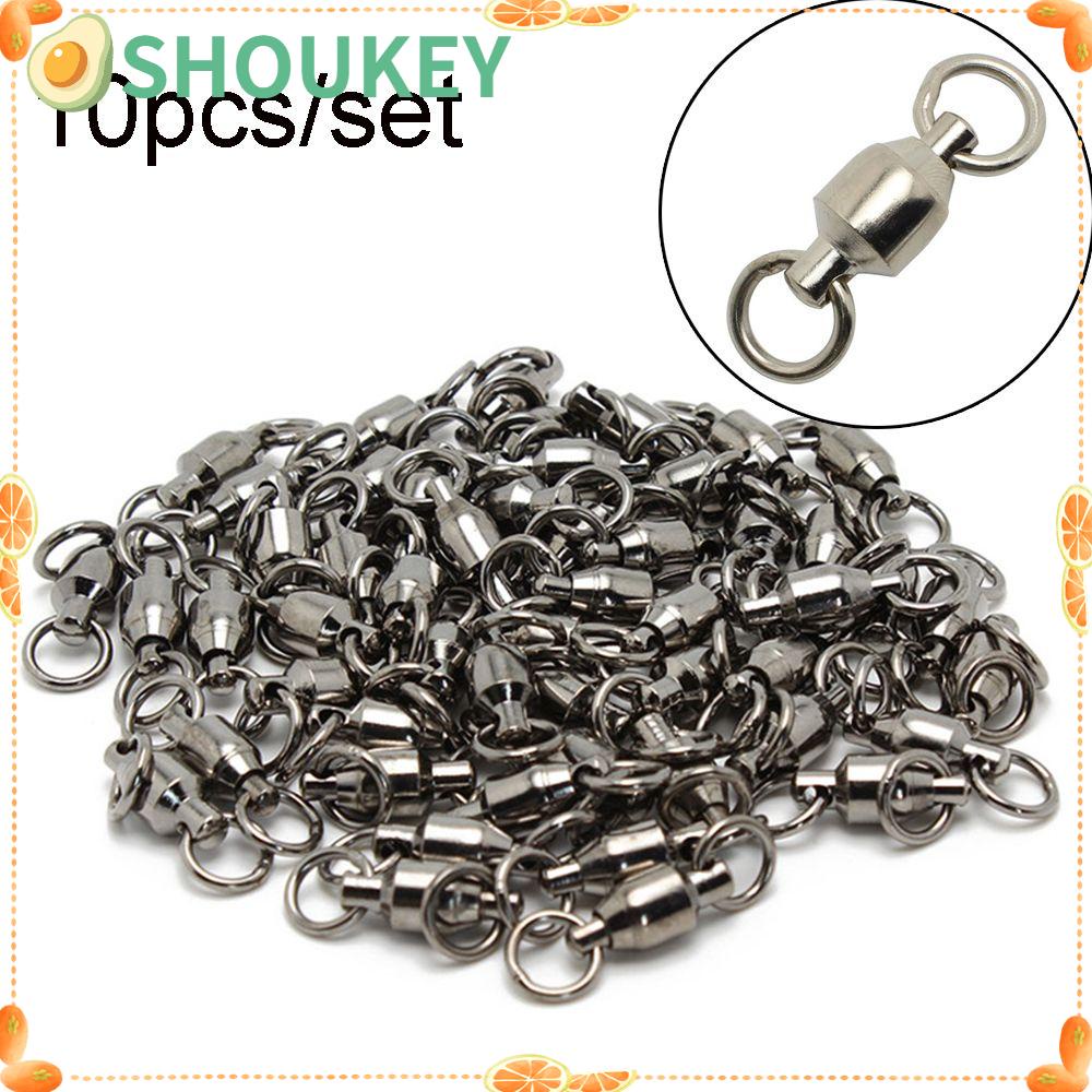 Set 10 Phụ Kiện Câu Cá Bằng Thép Không Gỉ Size 0 SHOUKEY# Bộ Chuyển Đổi Từ 10 Sang 10# Vòng Bi Thiết Kế Chuyên Dụng Chất Lượng Cao