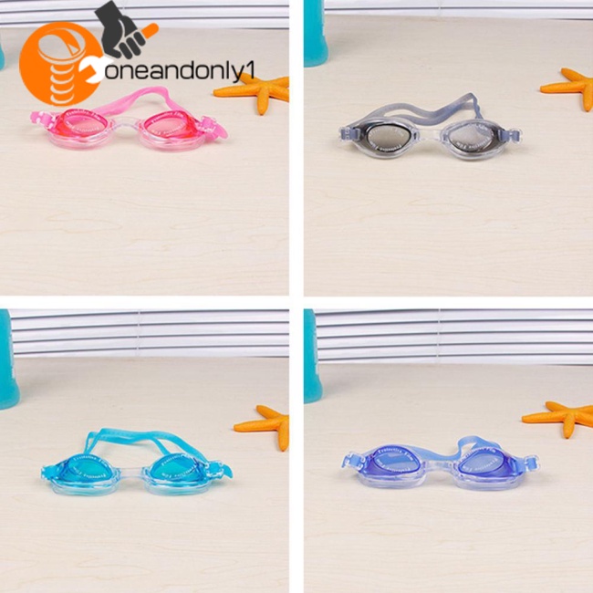 Kính Bơi Hd Chống Sương Mù Chống Thấm Nước Kèm Bịt Tai (Màu Sắc Ngẫu Nhiên)