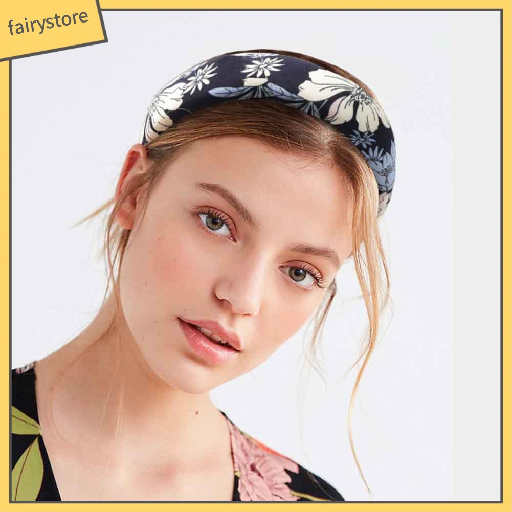 Băng Đô Cài Tóc Có Mút Xốp In Họa Tiết Da Báo Cho Nữ