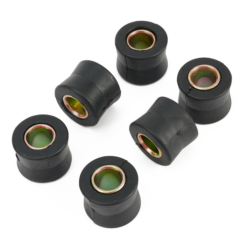 Set 6 Vòng Cao Su Đen 20mm Giảm Xóc Cho Xe Máy