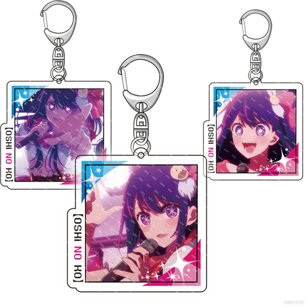 Móc Khóa Hoạt Hình Ai Hoshino Ruby Aquamarine Arima Kana BY2 YB2 Oshi no Ko