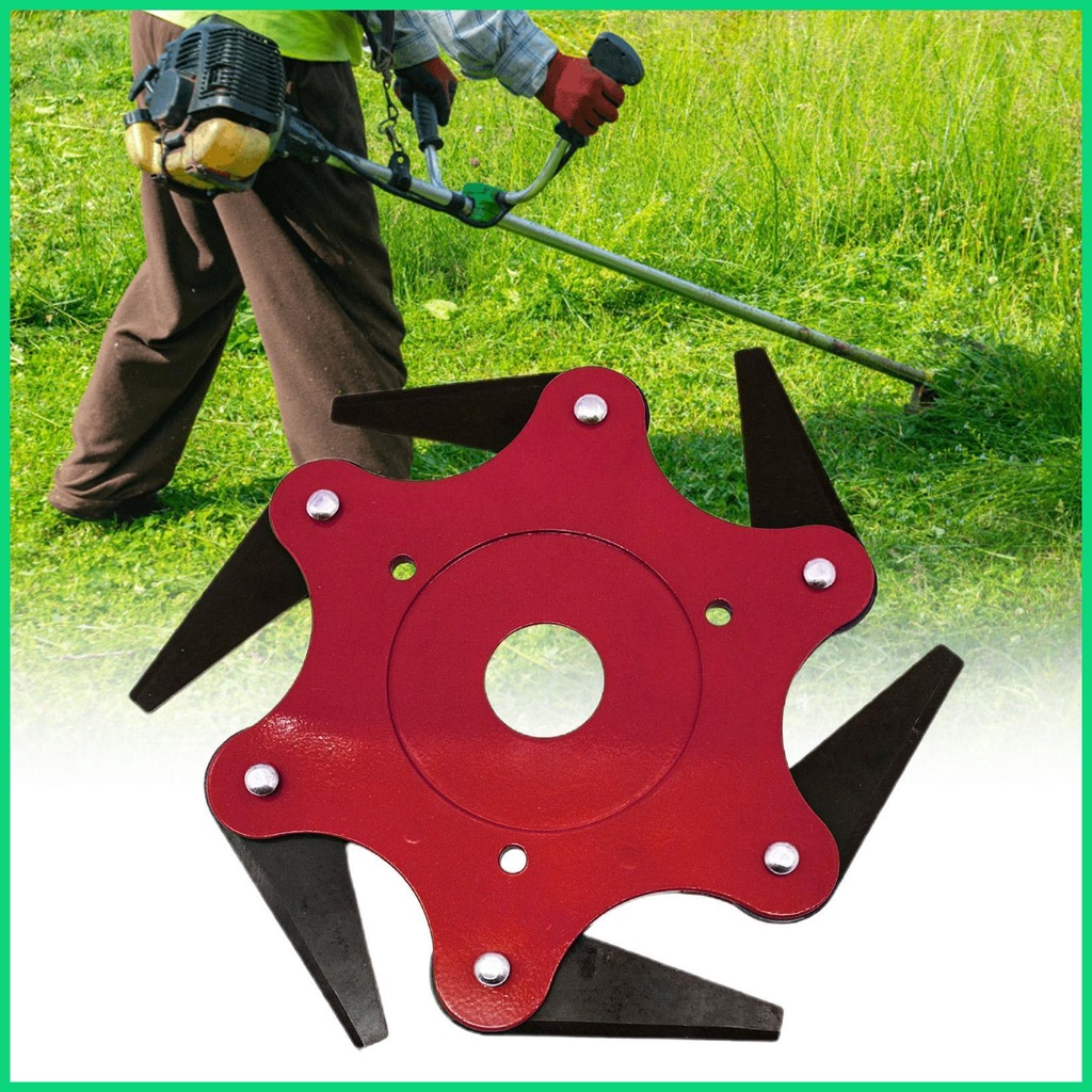 Dụng Cụ Đầu Cắt Cỏ 6 Răng 65Mn Bằng Thép Bền Thông Dụng Cho Nông Nghiệp / Sân Vườn