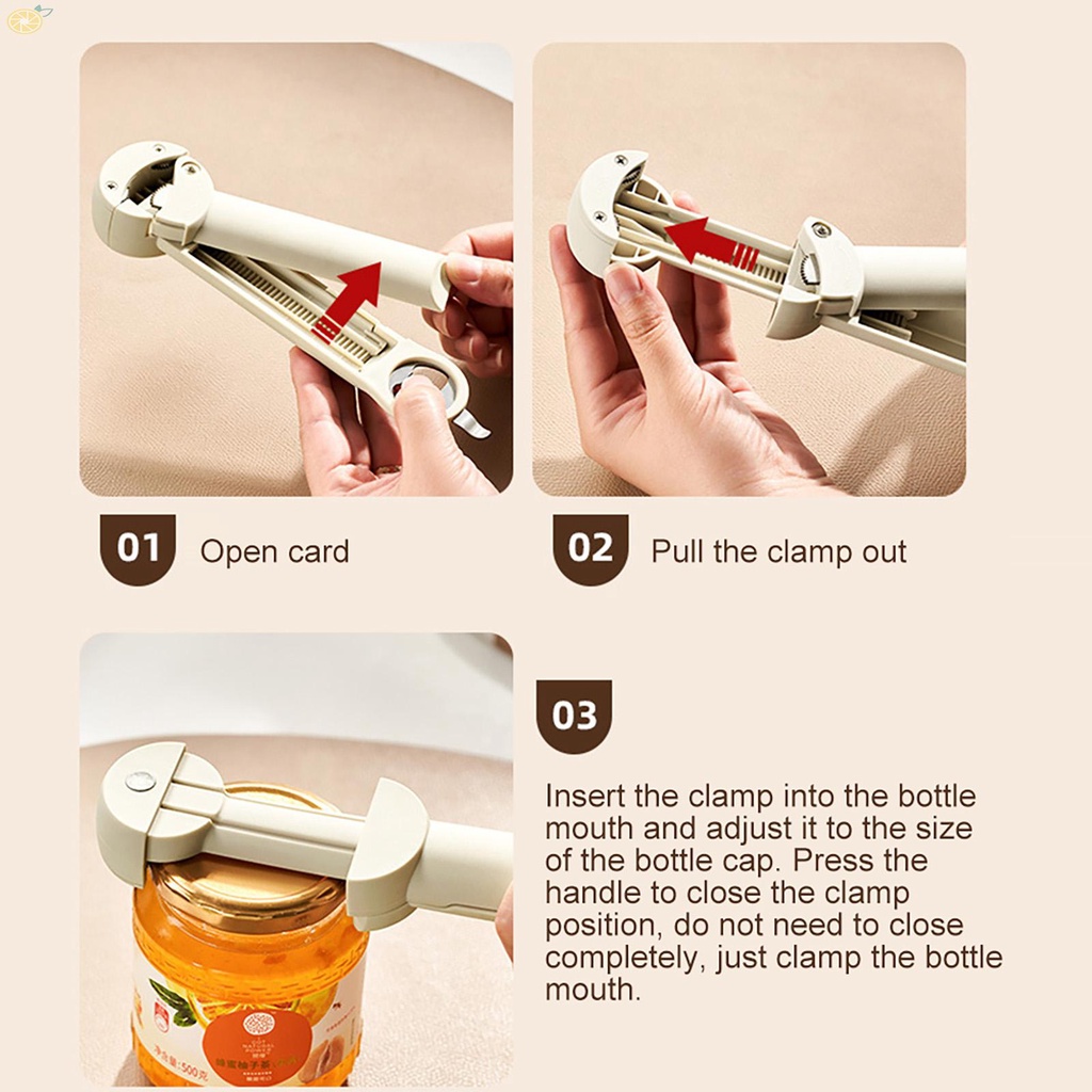 Dụng Cụ Mở Nắp Chai Đa Năng Bằng Thép Không Gỉ Mới