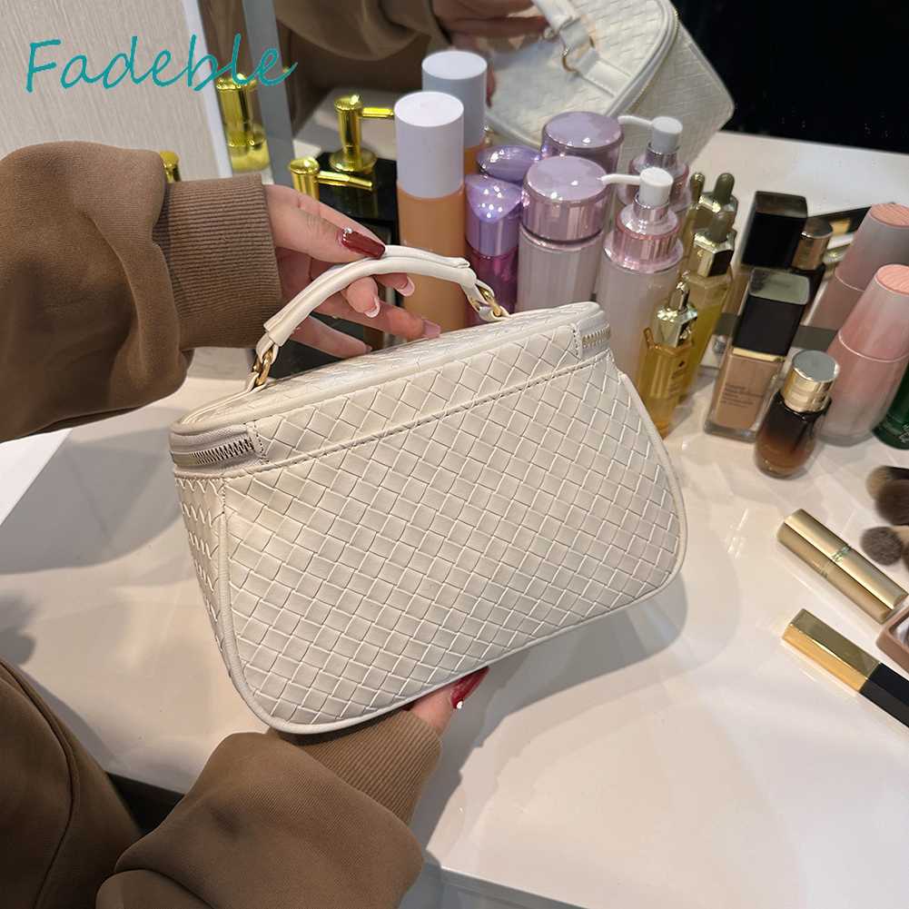 Túi Đựng Mỹ Phẩm Da PU Sức Chứa Lớn Tiện Dụng Cho Nữ