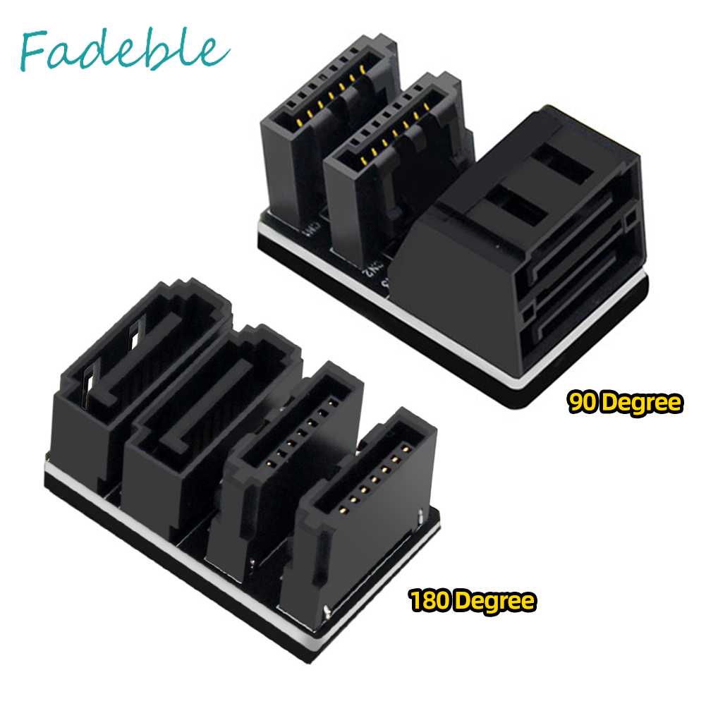 Bộ Chuyển Đổi 2 SATA 7Pin Male Sang Female Cho Bo Mạch Chủ