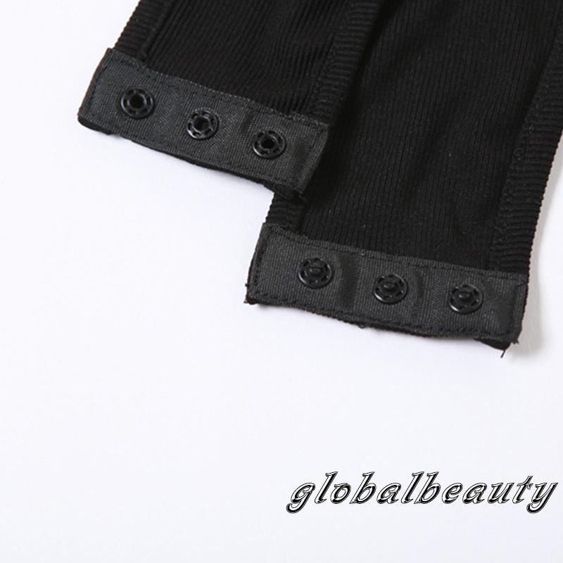 Áo Liền Quần Tam Giác Không Tay Họa Tiết Hoa 3D Màu Trơn Ôm Dáng Cho Nữ