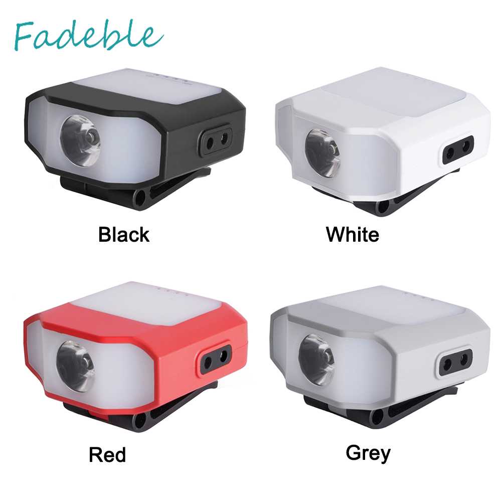 Đèn Pin Đeo Đầu 1500mAh COB LED 6 Chế Độ Sáng 400LM Type-C Chống Thấm Nước Có Thể Sạc Lại