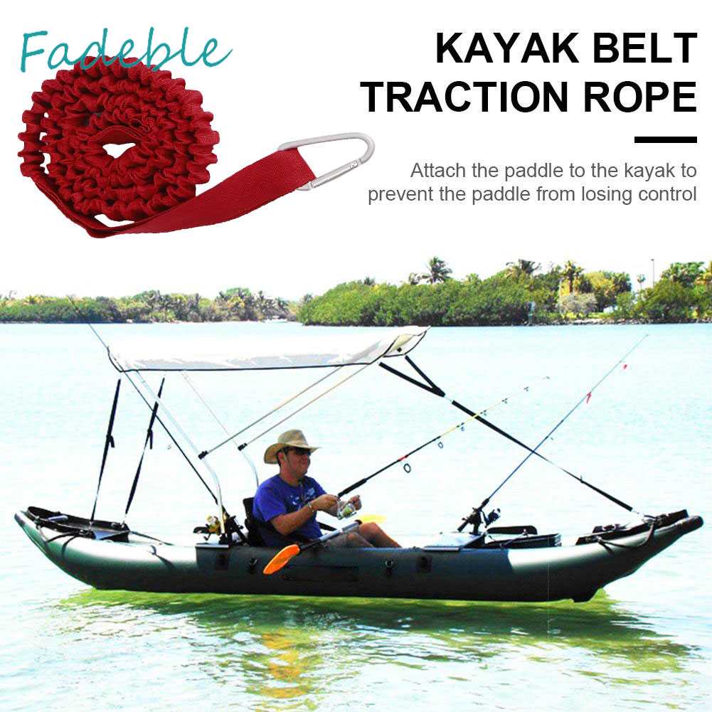 Dây Buộc Mái Chèo Thuyền Kayak Co Giãn Kèm Móc An Toàn