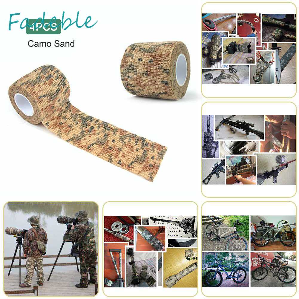 4 Cuộn Băng Quấn Tự Dính Họa Tiết Rằn Ri 4.5m