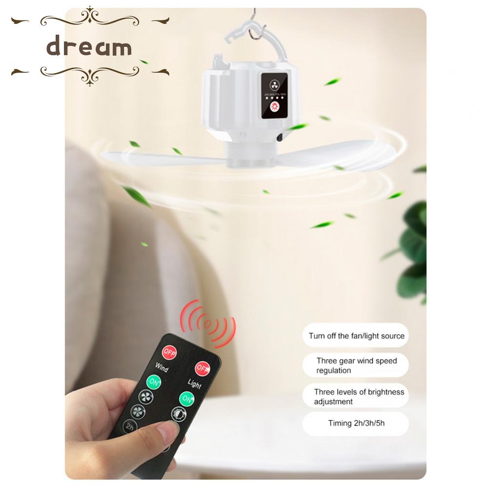 【DREAMLIFE】Electric Fan Portable Rechargeable Right Rotating Safety USB Air Cooled