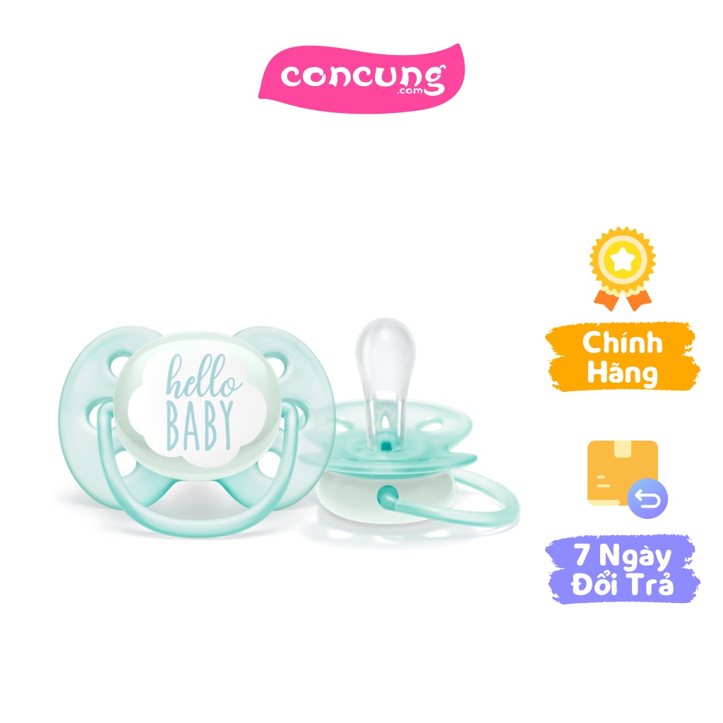 Ty ngậm Philips Avent siêu mềm 0-6M vỉ đơn  