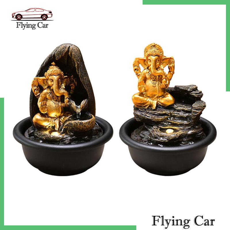 [Lzdjfmy2] Bức Tượng Thác Nước Để Bàn Trang Trí Phong Cảnh Đá Thác Nước