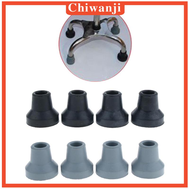Set 4 Đầu Bọc Cao Su Bảo Vệ Chống Trượt Màu Đen