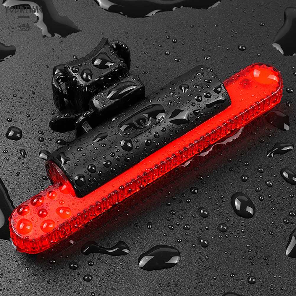 Đèn Đuôi Xe Đạp 4 Chế Độ Sáng 90LM Kết Nối USB