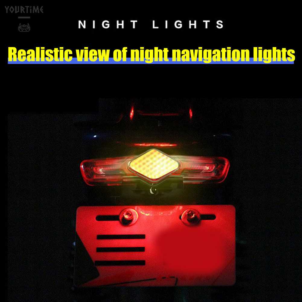 Đèn LED Xi Nhan 36-60V Chống Thấm Nước Gắn Đuôi Xe Đạp Điện