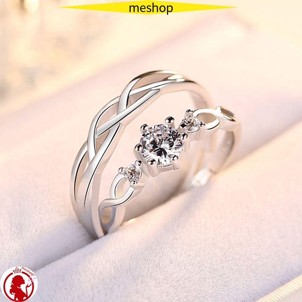 Set 2 Nhẫn Đeo Tay Có Thể Điều Chỉnh Kích Thước