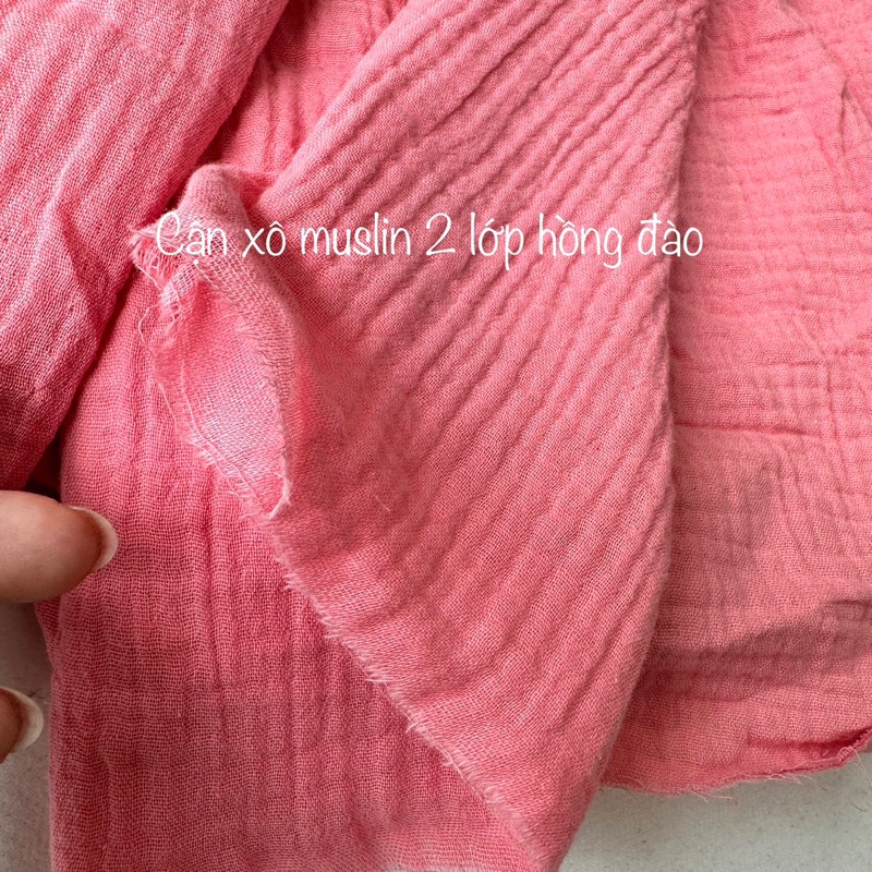 Vải Đũi Xước  - Đũi Xô cotton may quần áo sơ mi-Váy,Bộ Đồ