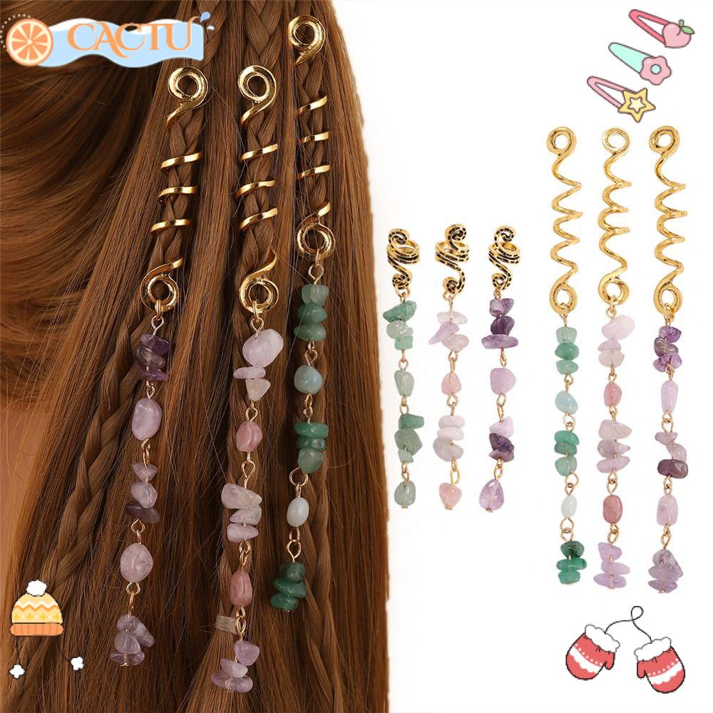 Bộ 6 Vòng Xoắn Tạo Kiểu Tóc Dreadlock Thời Trang