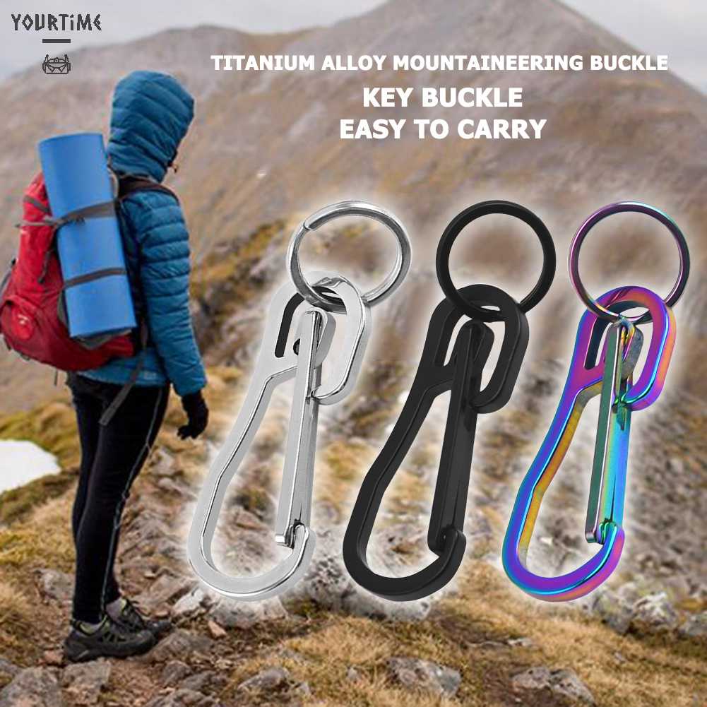 Móc Khóa Dây Thắt Lưng Leo Núi Bằng Thép Không Gỉ