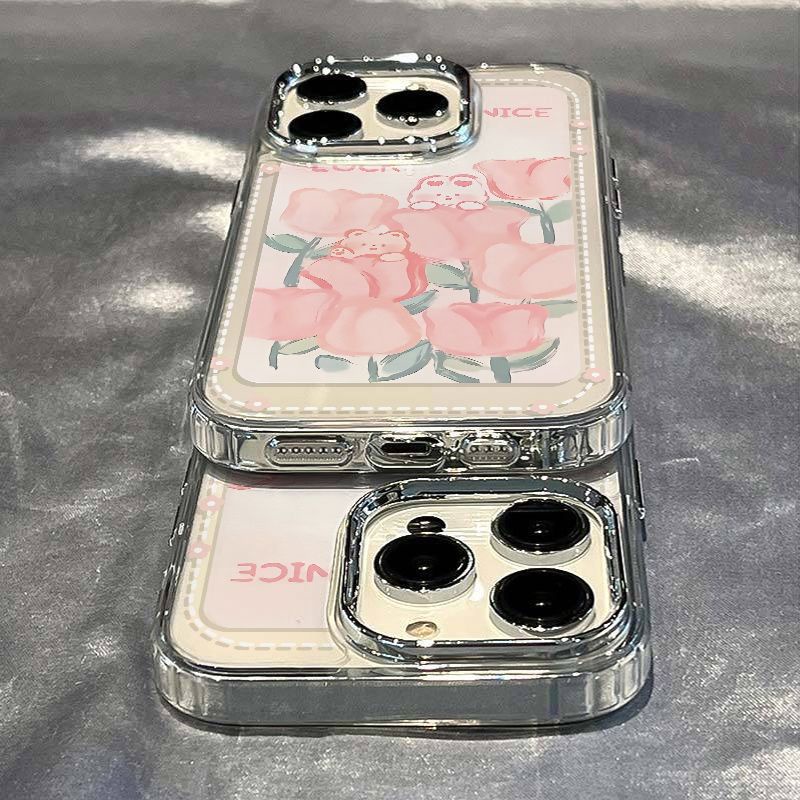 ✅Ốp Điện Thoại Mềm Chống Sốc In Hình Gấu Thỏ 13 Kiểu Đơn Giản Cho iPhone 12 / 814pro Plus 11 Max 7