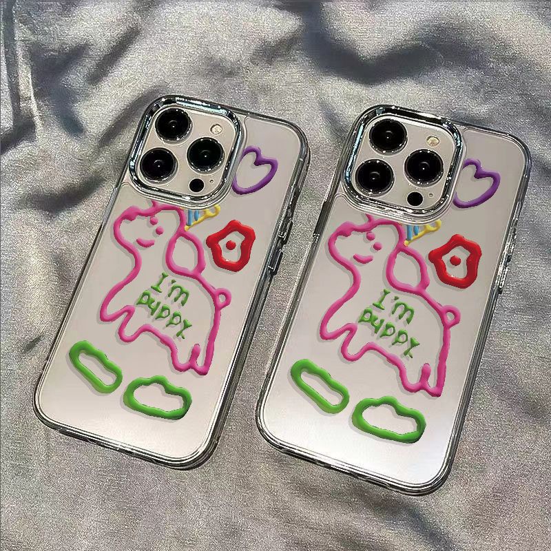 ✅Ốp Điện Thoại Mềm Chống Sốc 13 7In Phong Cách Đơn Giản Cho Apple Dog 11 xs8plus14proiPhone12max